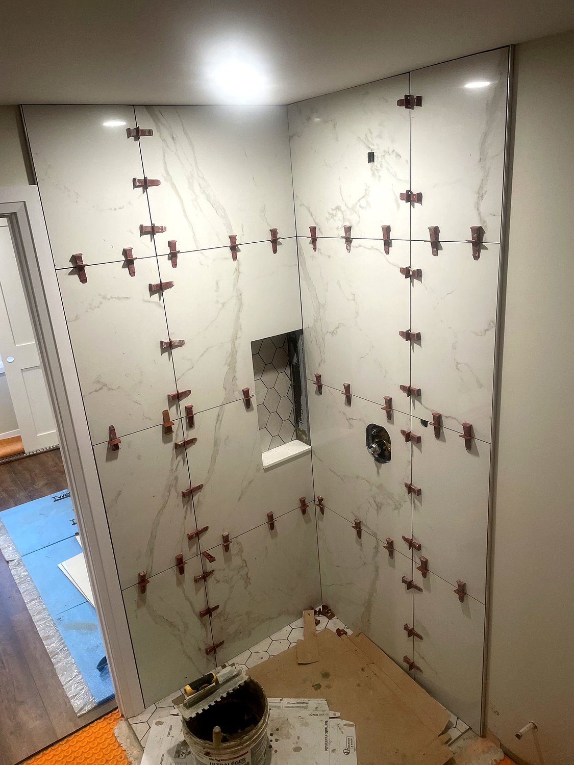Walk-in shower by Pearl Improvements